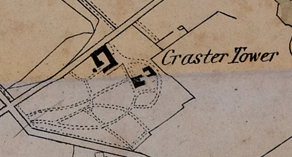 Craster Tower, 1869